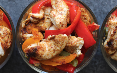 One-Pan Chicken Fajita Bowls